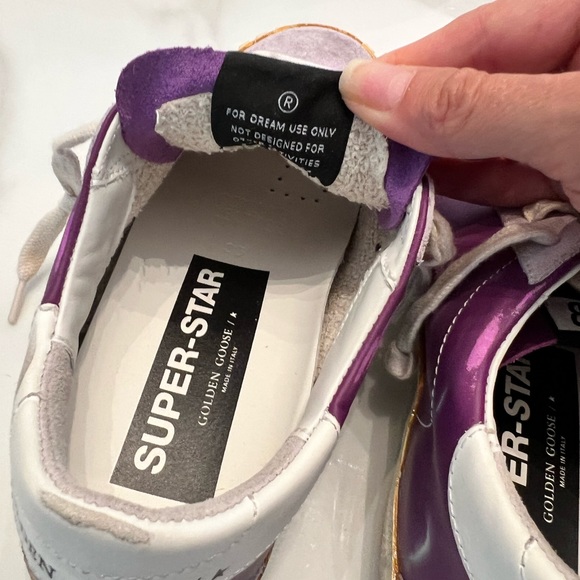 Brand New Still in Box Golden Goose Superstar Classics with Spur - Picture 5 of 7